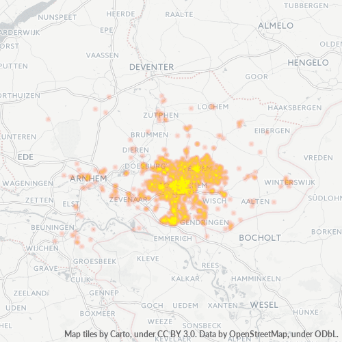 314Mappa di calore dell'azienda