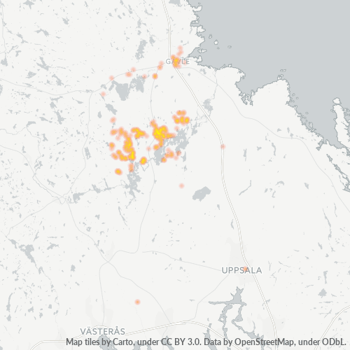 291Varmekart over virksomheter