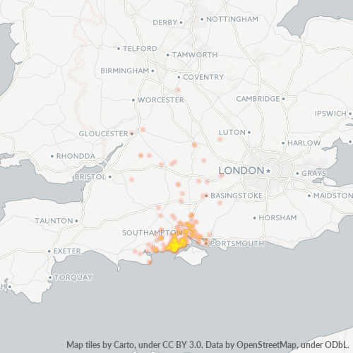 1590Mapa gustoće rasporeda tvrtki