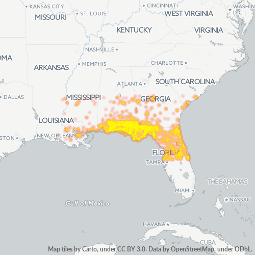 850Mapa de Calor de Empresas