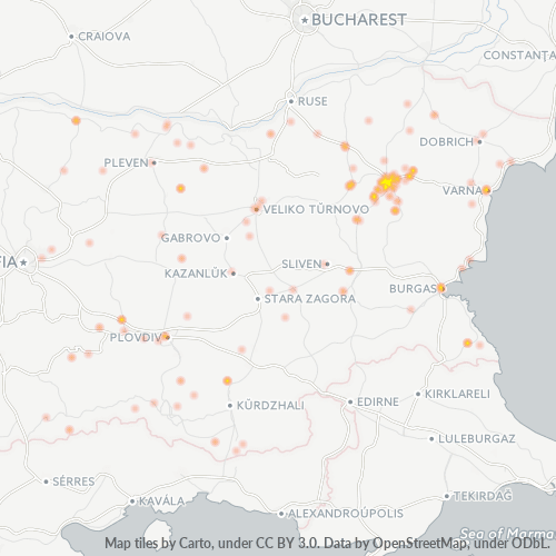 54Mappa di calore dell'azienda