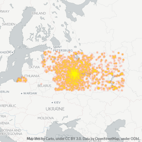 495Тепловая карта бизнеса