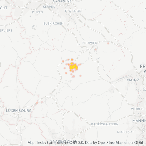 2671Mappa di calore dell'azienda