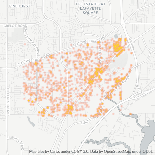 36693 Business Density Heatmap