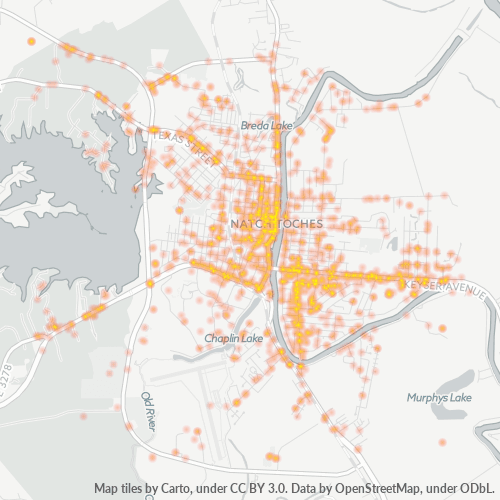 71457 Business Density Heatmap