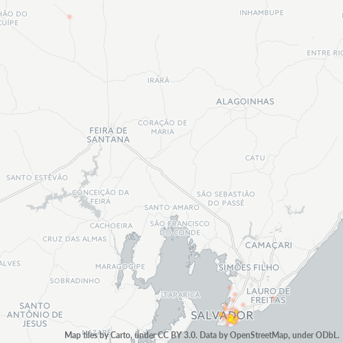 40280-000 Heatmap de Densidade da Empresa
