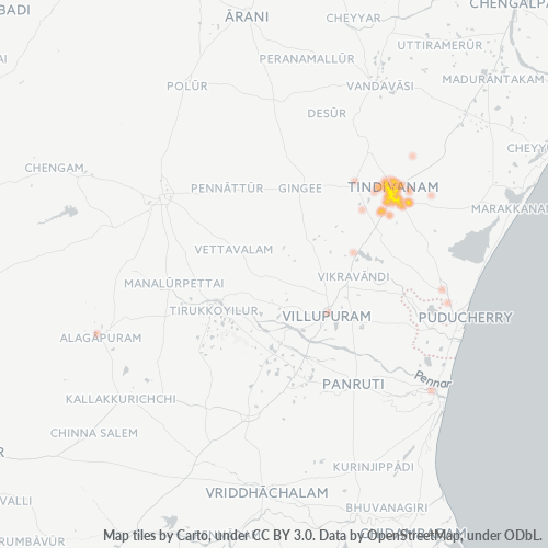 604001 Business Density Heatmap