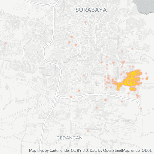 60295 Peta Panas Densitas Bisnis