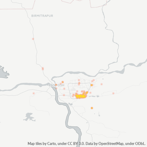 769001 Business Density Heatmap