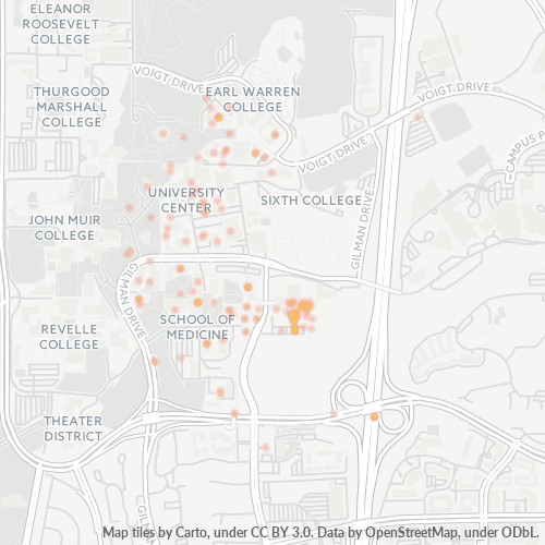 92161 Business Density Heatmap