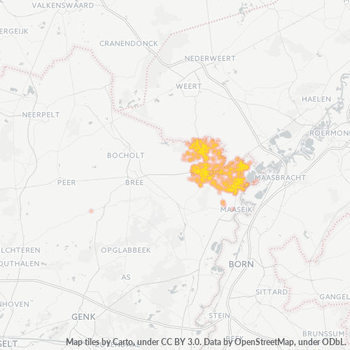3640 Heatmap Bedrijfsdichtheid