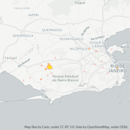 23080-000 Heatmap de Densidade da Empresa