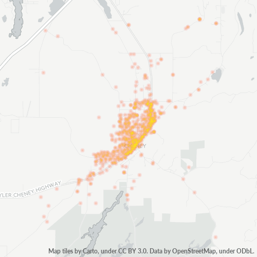 99004 Business Density Heatmap