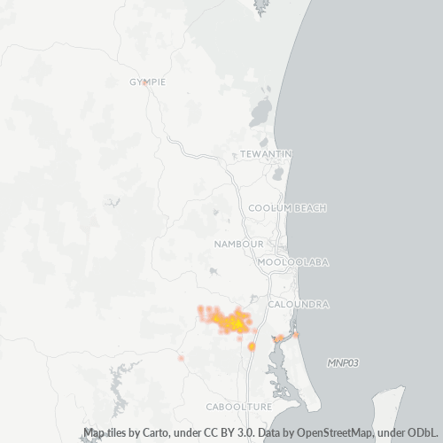 4519 Business Density Heatmap