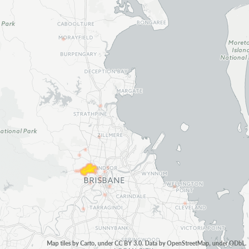 4060 Business Density Heatmap