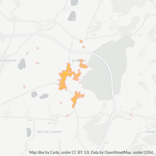 Heatmap für plz 61209