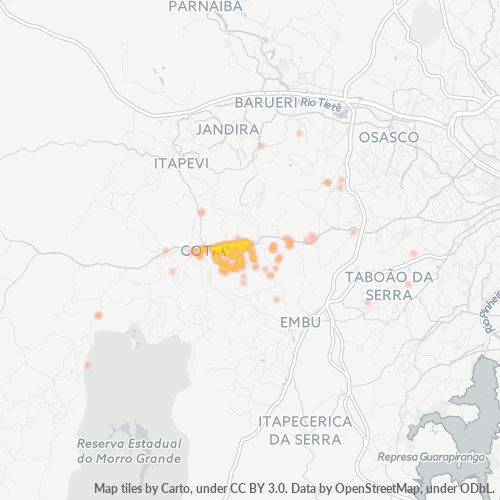 06716-000 Heatmap de Densidade da Empresa