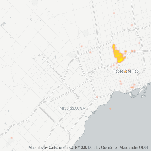 M3H Thermocarte de densité d'activité