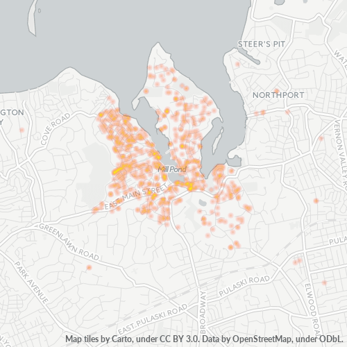 11721 Business Density Heatmap