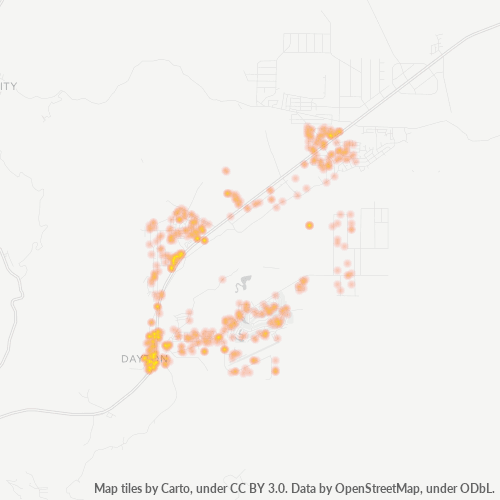 89403 Business Density Heatmap