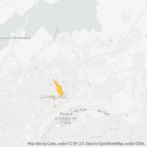 07120-000 Heatmap de Densidade da Empresa