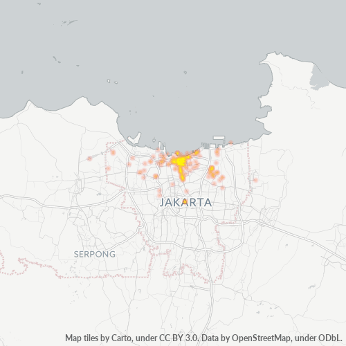 14420 Peta Panas Densitas Bisnis