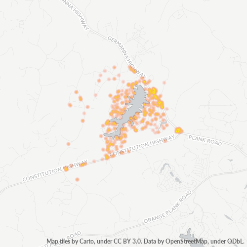 22508 Business Density Heatmap
