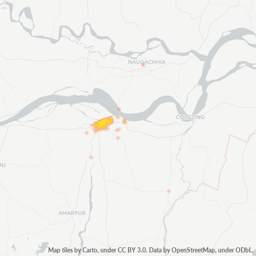 812001 Business Density Heatmap
