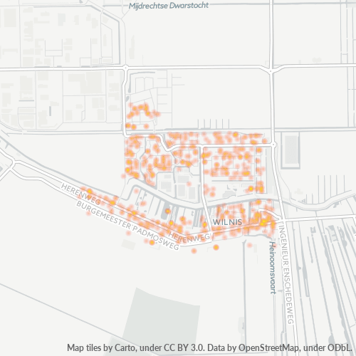 3648 Heatmap Bedrijfsdichtheid
