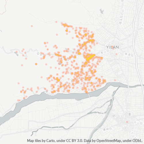 264 商業密度熱圖