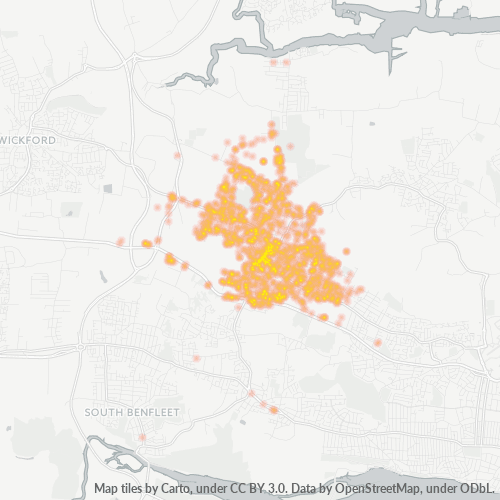 SS6 Business Density Heatmap
