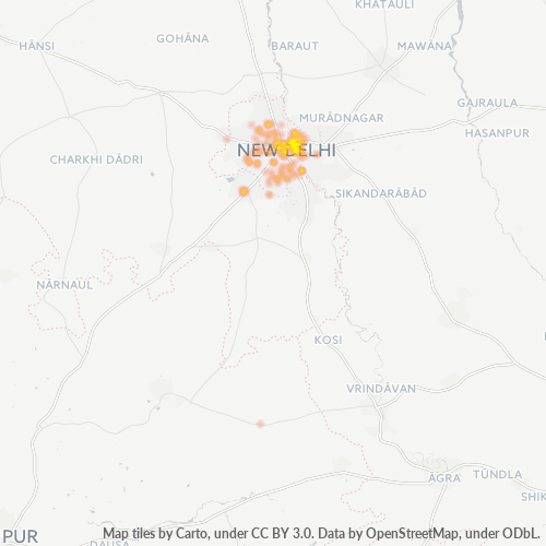 110031 Business Density Heatmap