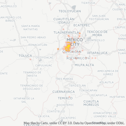 01180 Mapa de calor de densidad empresarial