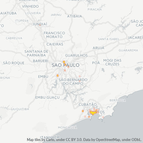 11320-000 Heatmap de Densidade da Empresa