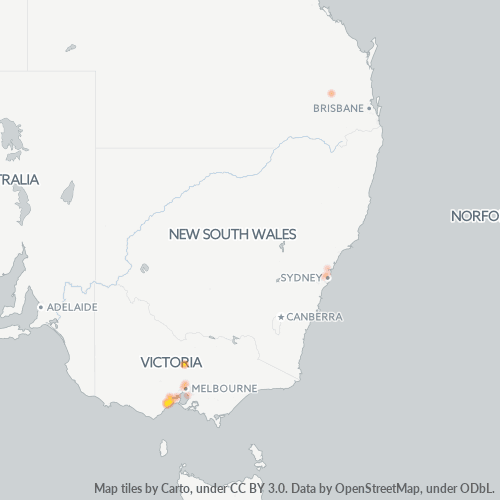 3228 Business Density Heatmap
