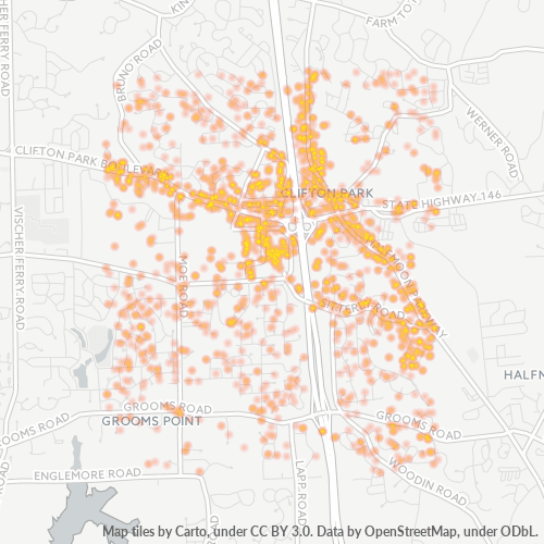 12065 Business Density Heatmap