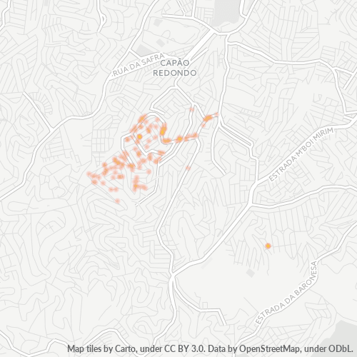 05882-000 Mapa de calor de densidad empresarial