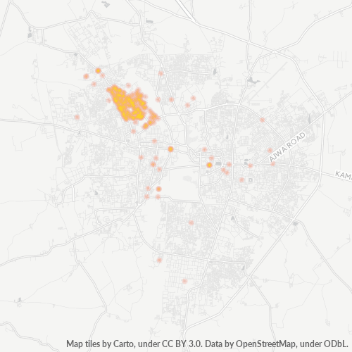 390003 Business Density Heatmap