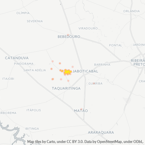 15910-000 Heatmap de Densidade da Empresa