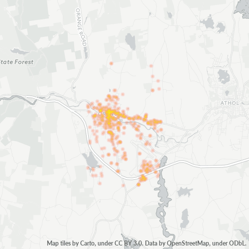 01364 Business Density Heatmap