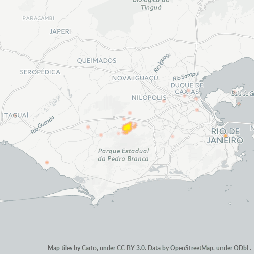 21820-000 Heatmap de Densidade da Empresa