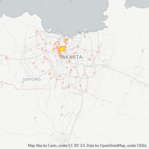 11430 Peta Panas Densitas Bisnis