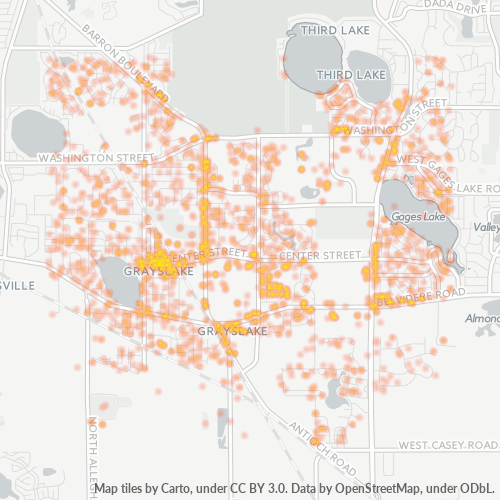 60030 Business Density Heatmap