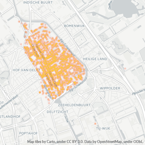2611 Heatmap Bedrijfsdichtheid