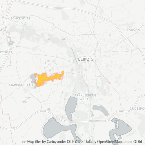 Heatmap für plz 04207