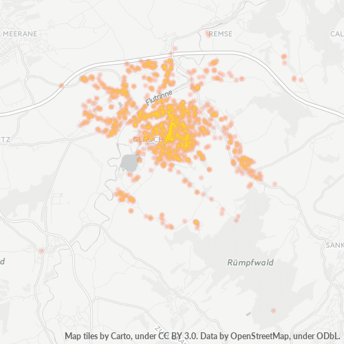 Heatmap für plz 08371