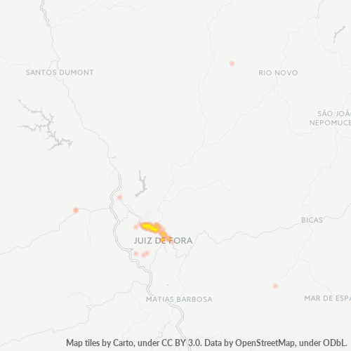 36080-000 Heatmap de Densidade da Empresa