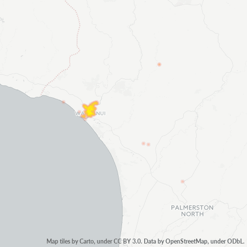 4500 Business Density Heatmap