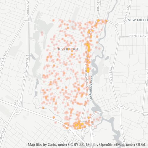 07661 Business Density Heatmap