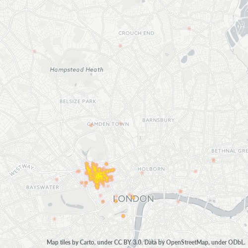 W1M Business Density Heatmap
